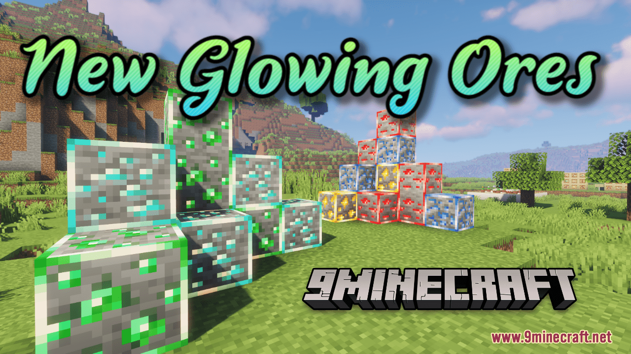 New Glowing Ores Resource Pack (26.1.2, 1.20.1) – Texture Pack