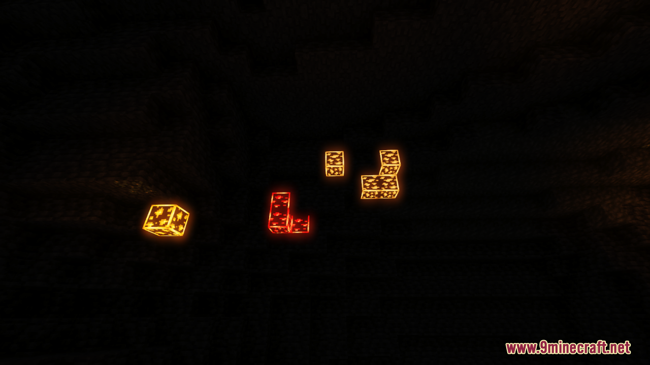 New Glowing Ores Resource Pack (26.1.2, 1.20.1) – Texture Pack 11 New glowing ores screenshots 11