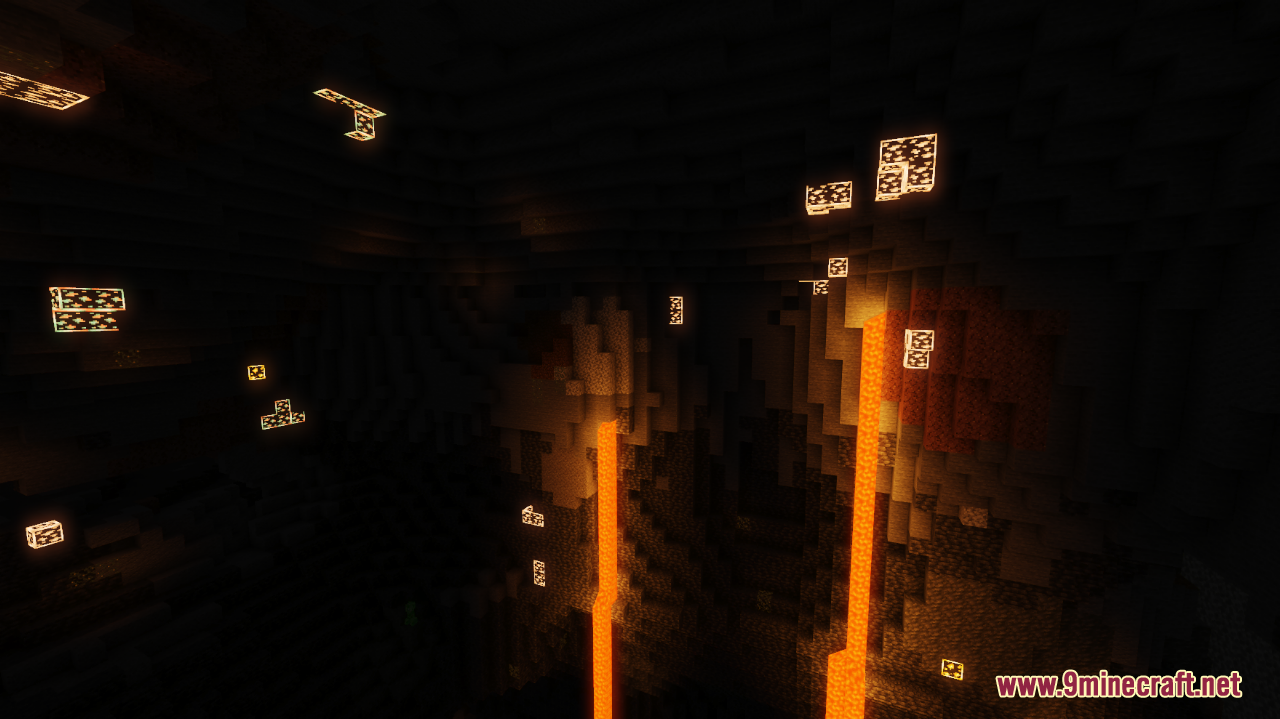 New Glowing Ores Resource Pack (26.1.2, 1.20.1) – Texture Pack 6 New glowing ores screenshots 6