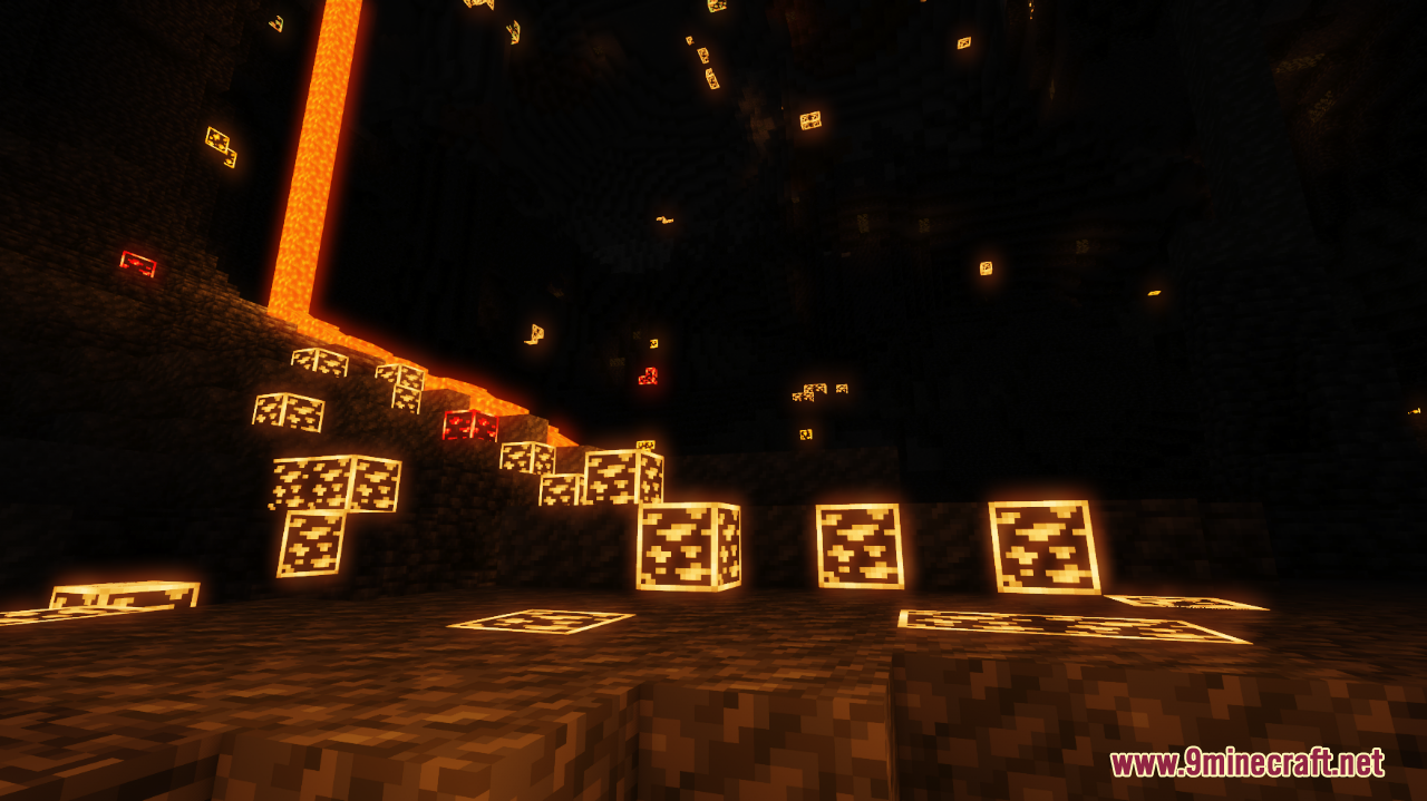 New Glowing Ores Resource Pack (26.1.2, 1.20.1) – Texture Pack 8 New glowing ores screenshots 8
