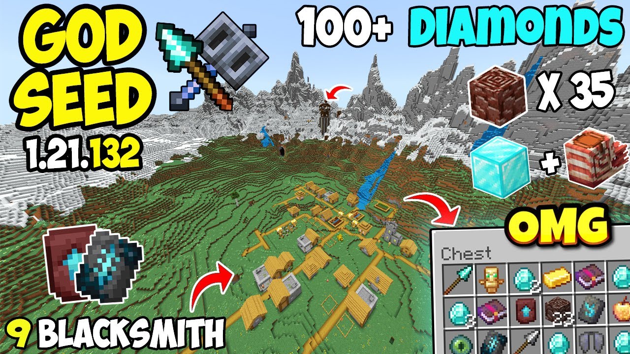 New Survival Seeds For Minecraft (1.21.11, 1.21.1) – Bedrock Edition