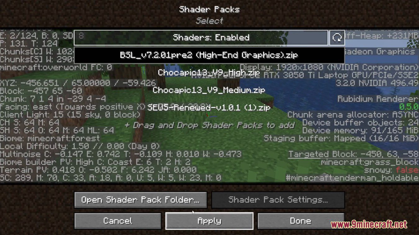 Oculus mod screenshots 2