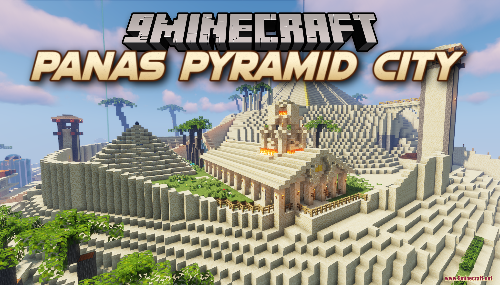 Panas The Pyramid City Map (26.1.2, 1.20.1) – Impressive Desert Build