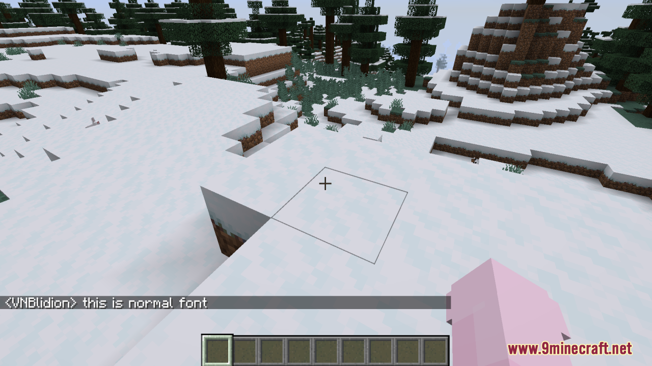 Qrafty’s Capitalized Font Resource Pack (26.1.2, 1.20.1) – Texture Pack 2 Qraftys capitalized font screenshots 1