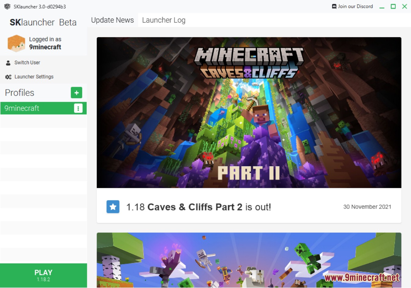 Sklauncher (26.1.1, 1.20.1) – The Best Minecraft Non-Premium Launcher 2 Sklauncher screenshots 1