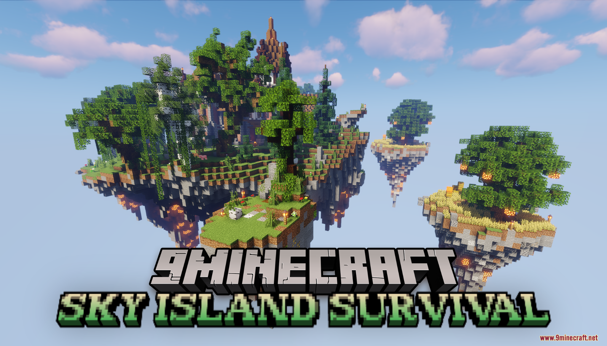 Sky Island Survival Map (26.1.2, 1.20.1) – Survive On Floating Sky Islands