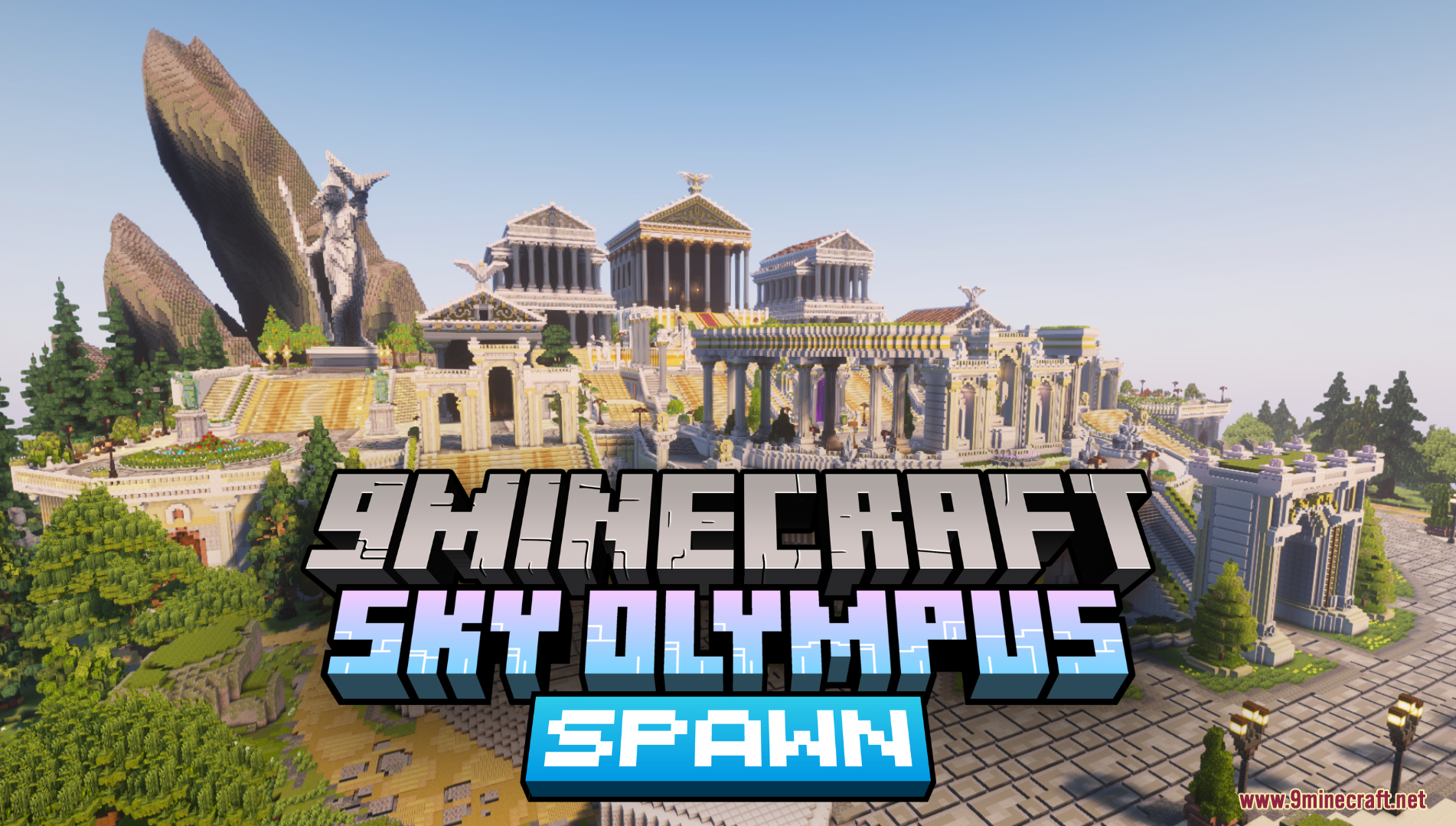 Sky Olympus Spawn Map (26.1, 1.20.1) – Above the Clouds