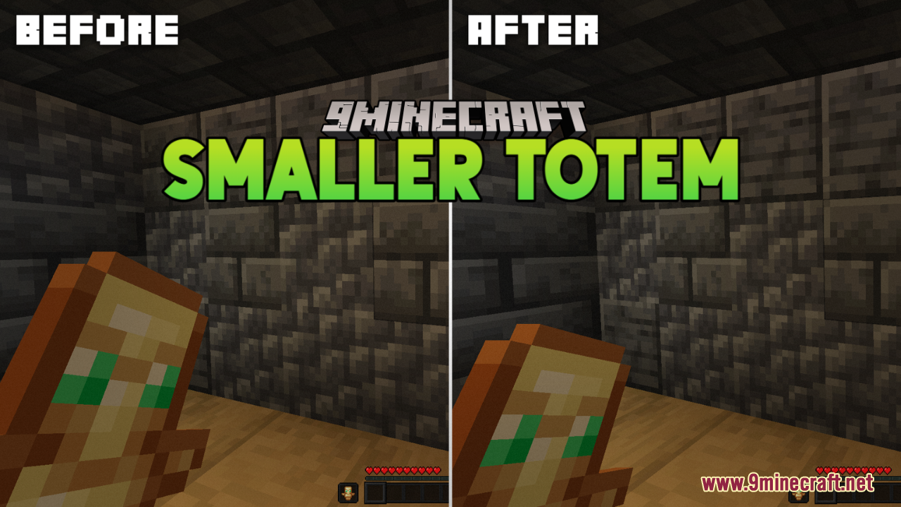 Smaller Totem Resource Pack (26.1.2, 1.20.1) – Texture Pack