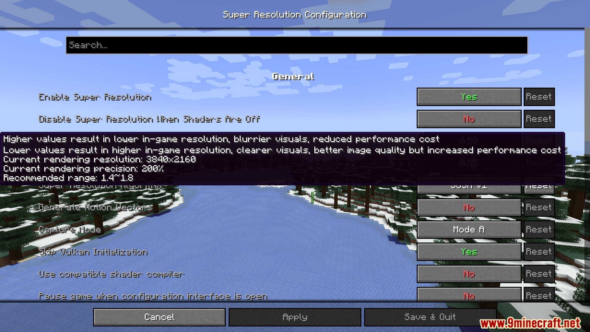 Super Resolution Mod (1.21.11, 1.20.1) – Boosts Game FPS And Graphics