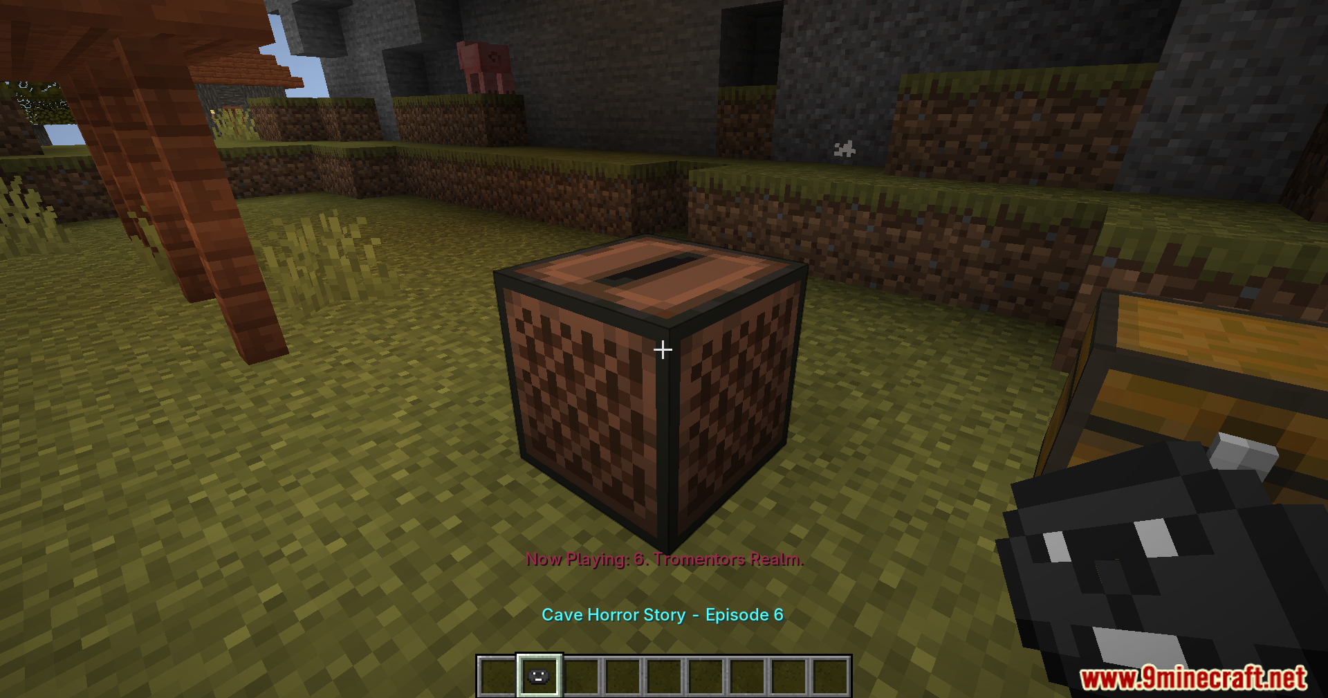 Taxcavereader Mod (1.20.1) – Adds Horror Audiobooks To Dungeons 9 Playing the tormentors realm record in a jukebox