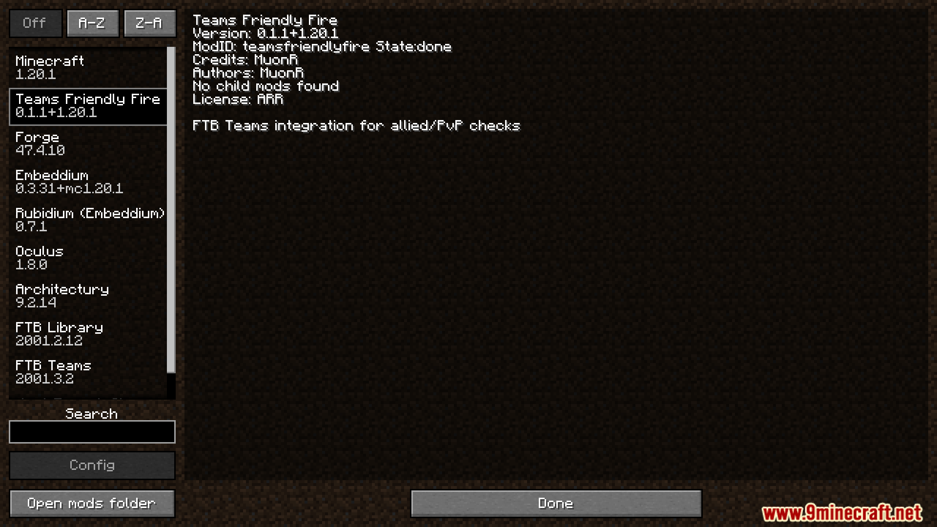 Teams Friendly Fire Addon Mod (26.1.2, 1.20.1) – Never Hit Teammates Or ...
