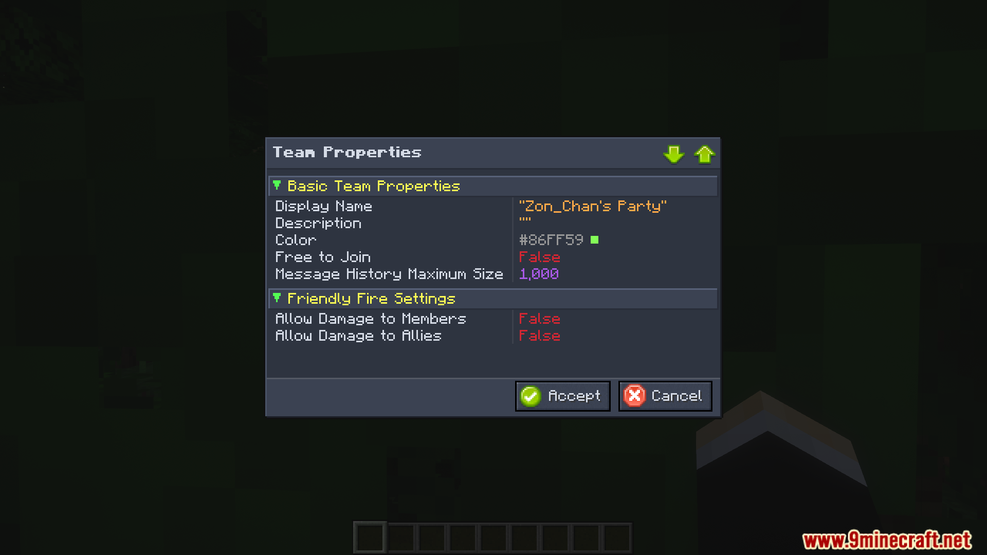 Teams Friendly Fire Addon Mod (26.1.2, 1.20.1) – Never Hit Teammates Or ...
