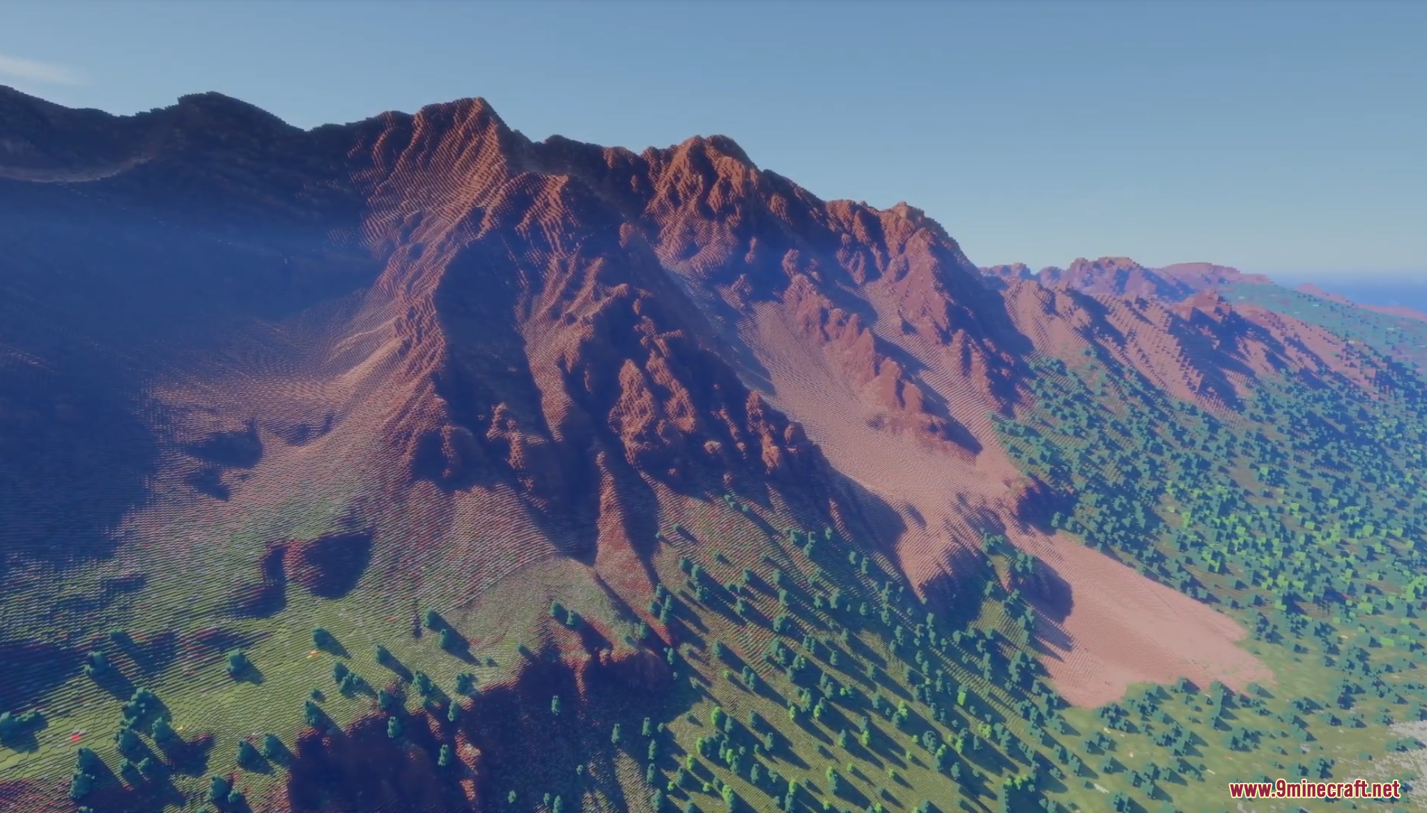 The Maroon Bells Map (26.1.2, 1.20.1) – Real Colorado Mountains 10 Large mountain range with red rock and green valleys