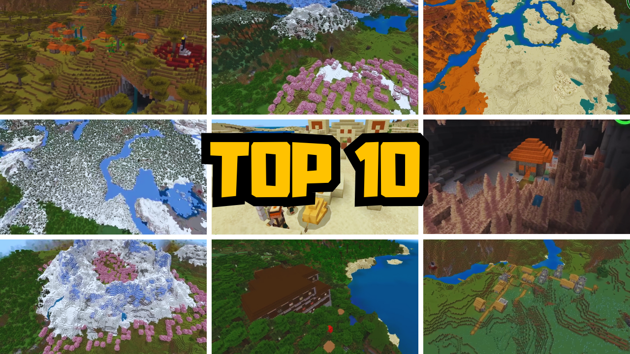 Top 10 Perfect Survival Seeds For Minecraft (1.21.11, 1.21.1) – Java, Bedrock Edition