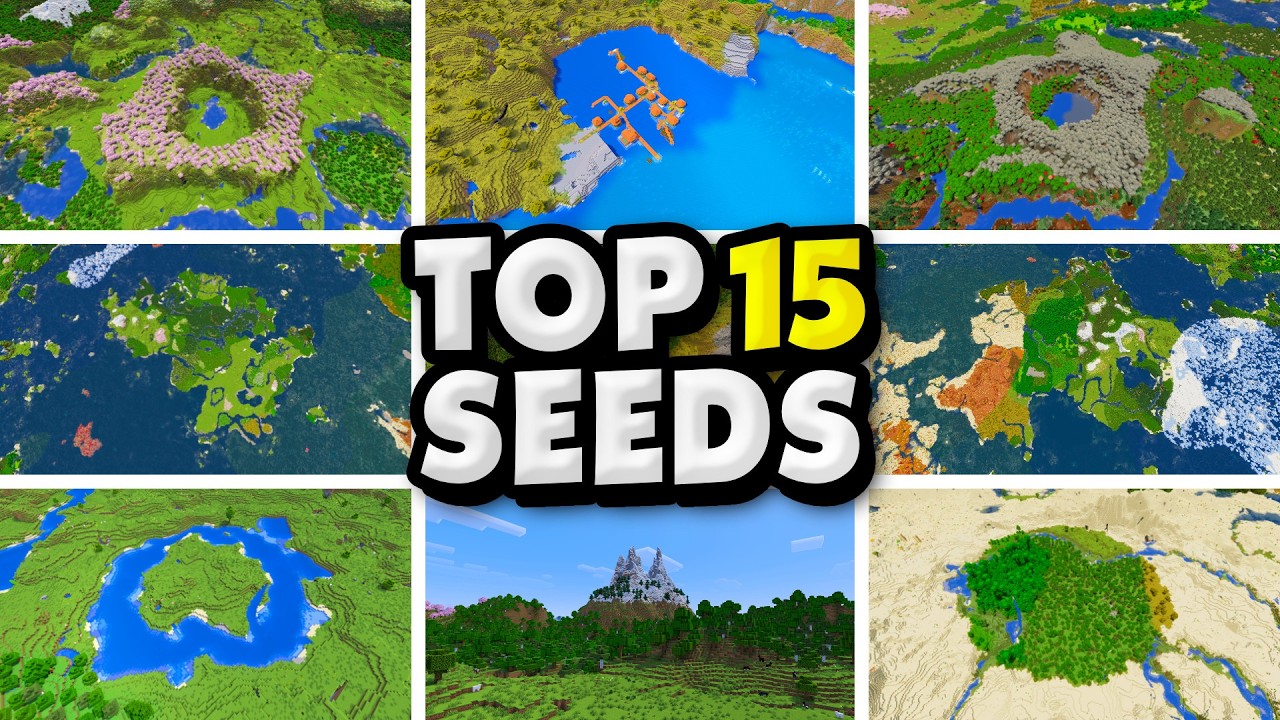 Top 15 New Seeds You Need To Try For Minecraft (1.21.10, 1.21.1) – Java, Bedrock Edition