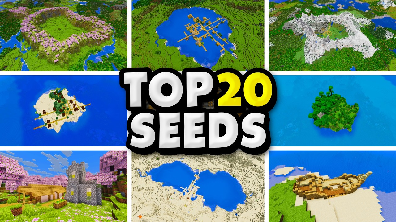 Top 20 Best New Seeds You Need To Try For Minecraft (26.1.2, 1.21.1) – Java, Bedrock Edition