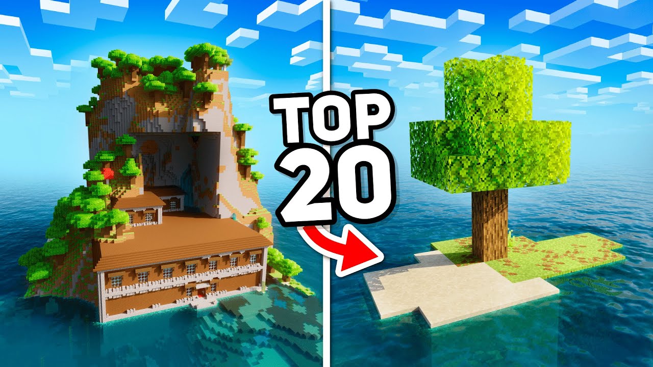 Top 20 Best Survival Island Seeds For Minecraft (26.1.2, 1.21.1) – Bedrock Edition