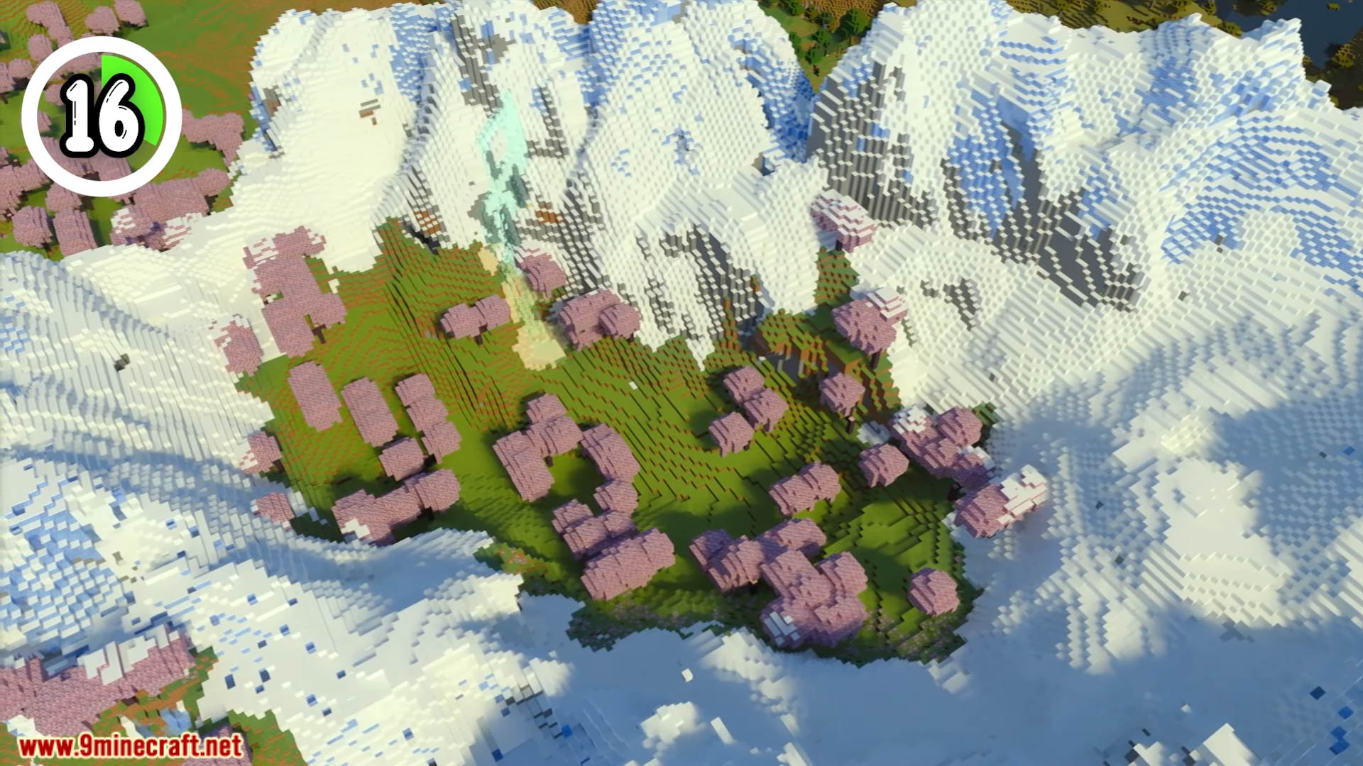 Top 20 New Mountain Seeds For Minecraft (26.1.2, 1.21.1) – Java, Bedrock Edition 33 Top 20 new mountain seeds for minecraft screenshots 10