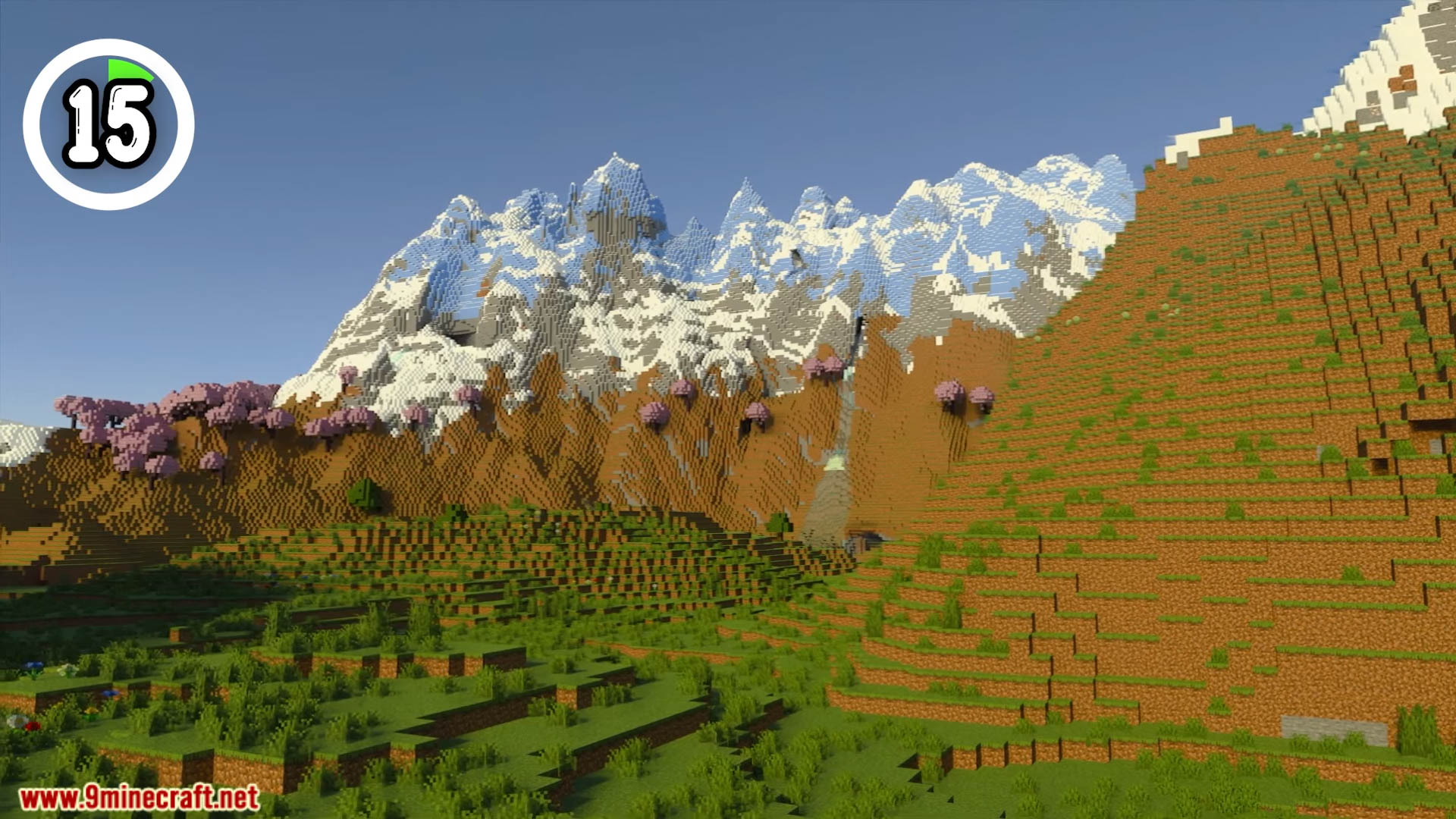 Top 20 New Mountain Seeds For Minecraft (26.1.2, 1.21.1) – Java, Bedrock Edition 30 Top 20 new mountain seeds for minecraft screenshots 11