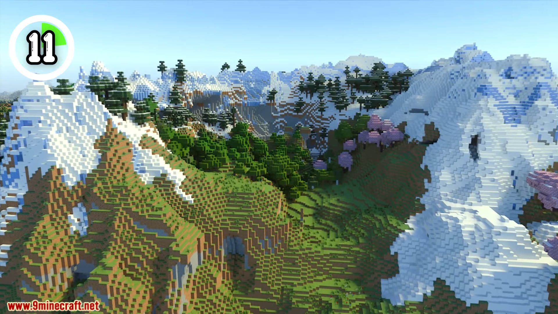 Top 20 New Mountain Seeds For Minecraft (26.1.2, 1.21.1) – Java, Bedrock Edition 22 Top 20 new mountain seeds for minecraft screenshots 19