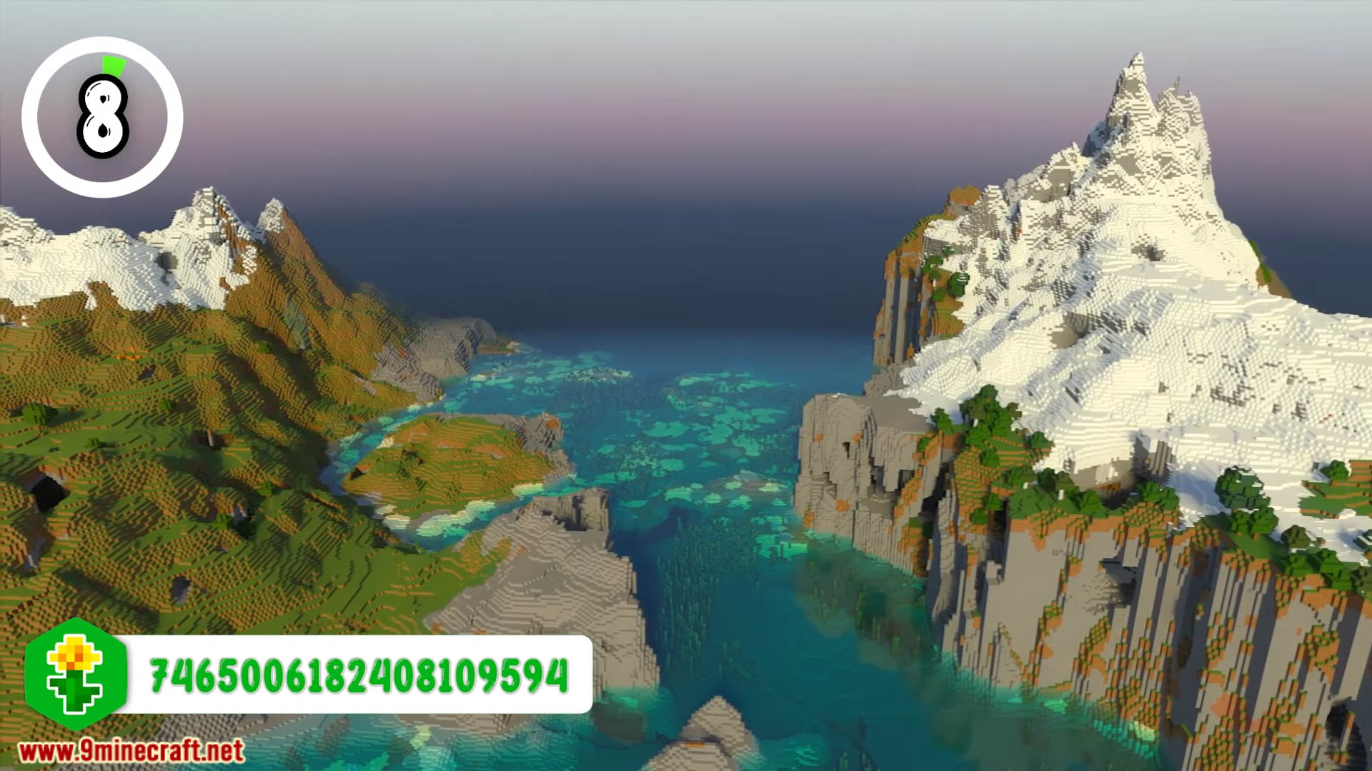 Top 20 New Mountain Seeds For Minecraft (26.1.2, 1.21.1) – Java, Bedrock Edition 16 Top 20 new mountain seeds for minecraft screenshots 25