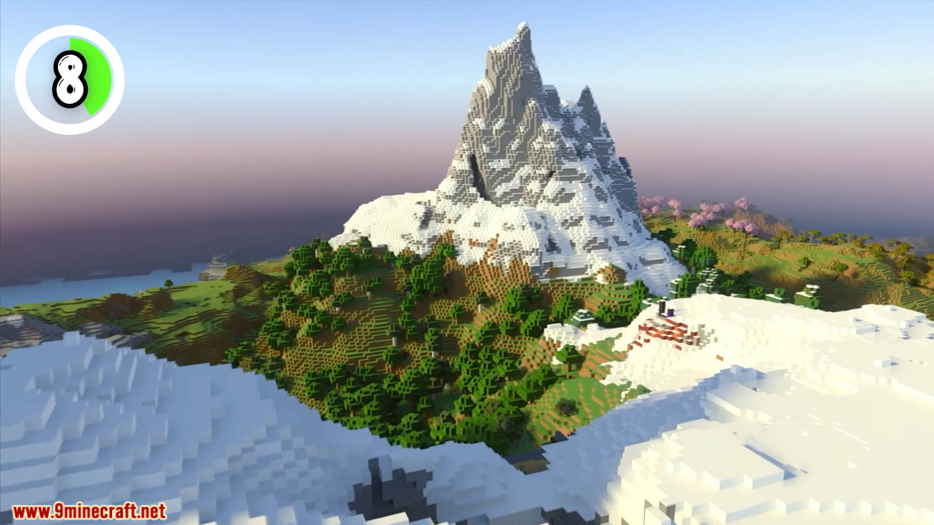 Top 20 New Mountain Seeds For Minecraft (26.1.2, 1.21.1) – Java, Bedrock Edition 17 Top 20 new mountain seeds for minecraft screenshots 26