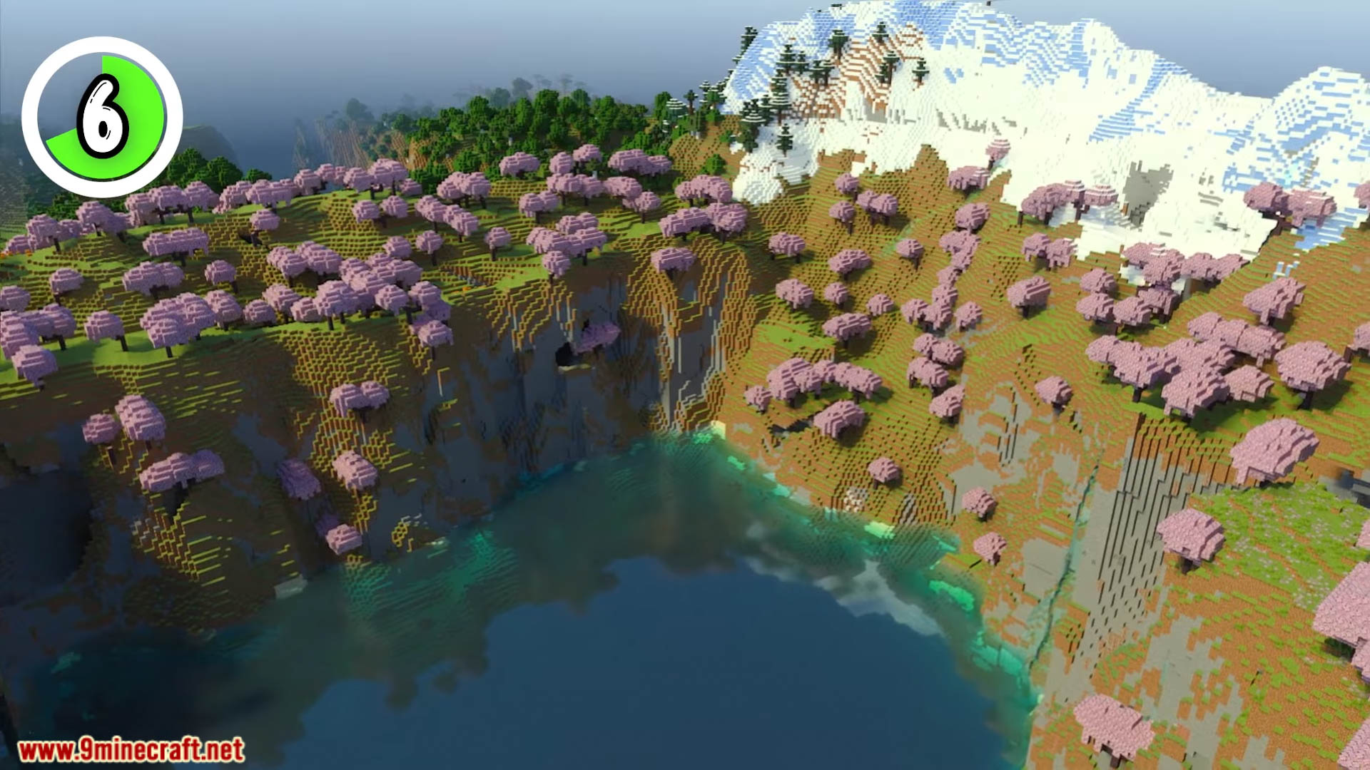 Top 20 New Mountain Seeds For Minecraft (26.1.2, 1.21.1) – Java, Bedrock Edition 13 Top 20 new mountain seeds for minecraft screenshots 30