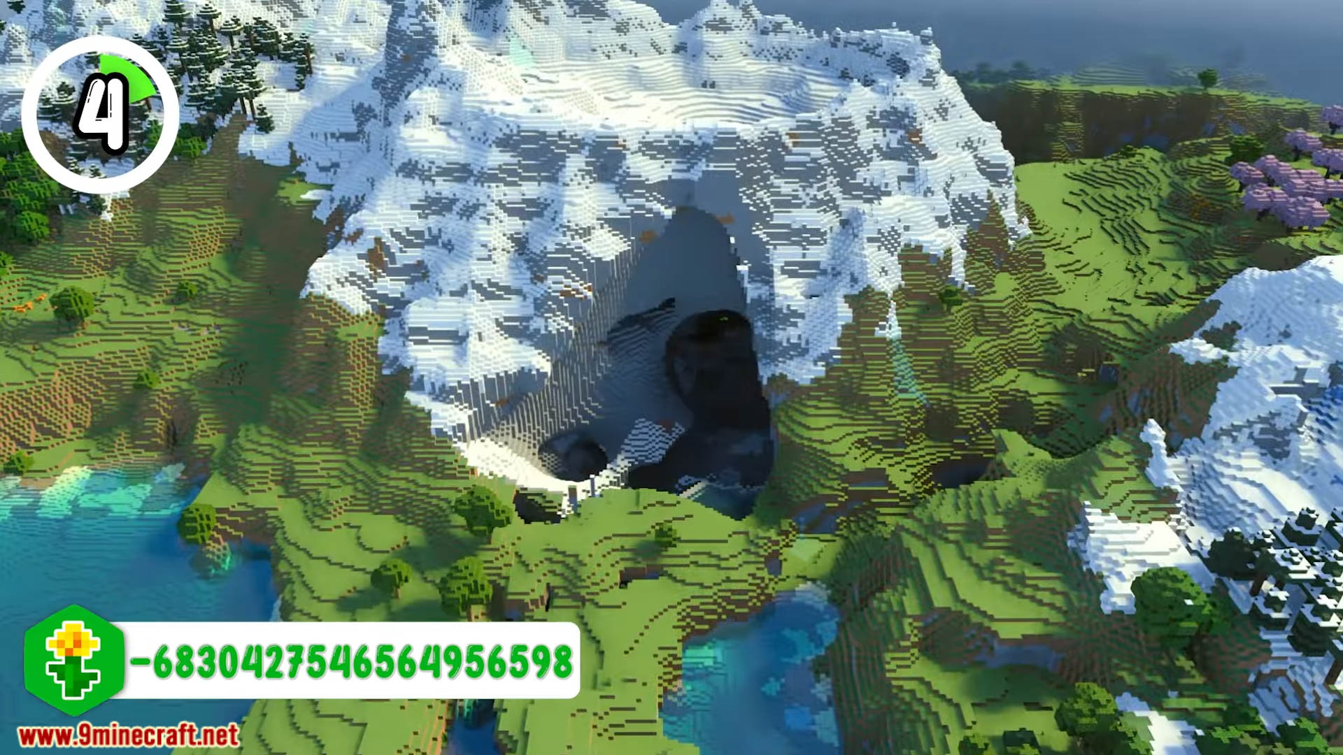 Top 20 New Mountain Seeds For Minecraft (26.1.2, 1.21.1) – Java, Bedrock Edition 8 Top 20 new mountain seeds for minecraft screenshots 33