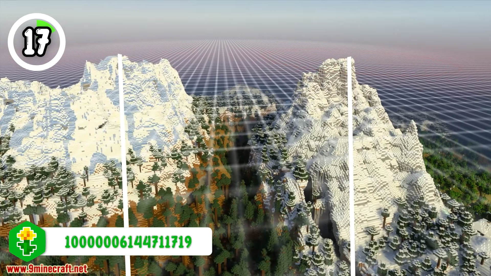 Top 20 New Mountain Seeds For Minecraft (26.1.2, 1.21.1) – Java, Bedrock Edition 34 Top 20 new mountain seeds for minecraft screenshots 7