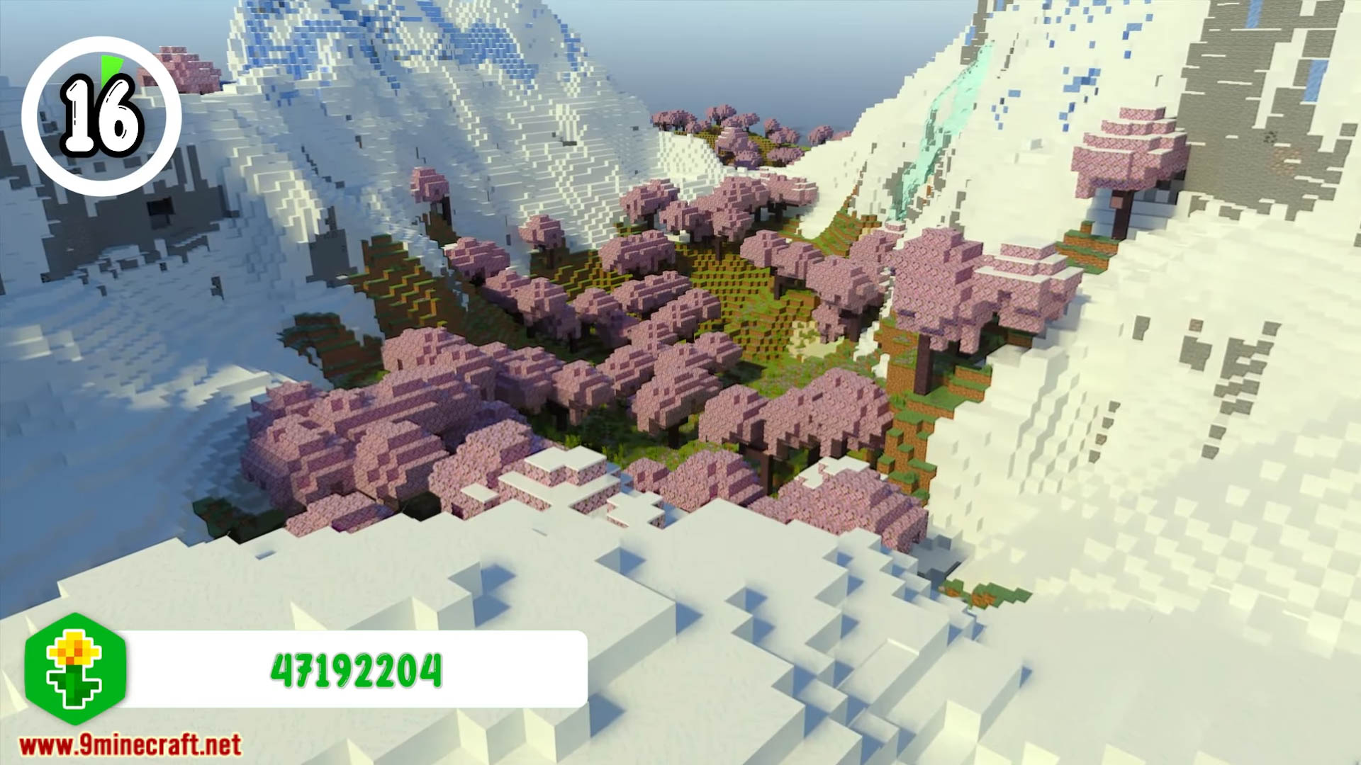 Top 20 New Mountain Seeds For Minecraft (26.1.2, 1.21.1) – Java, Bedrock Edition 32 Top 20 new mountain seeds for minecraft screenshots 9