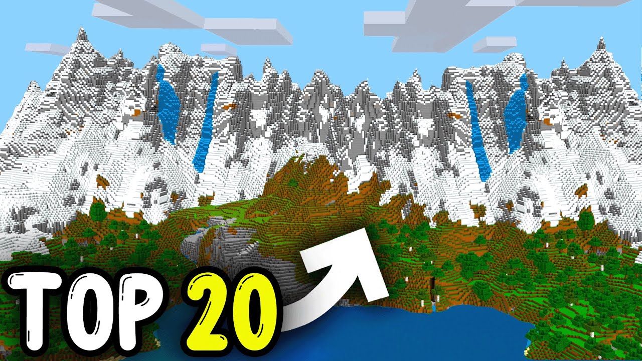 Top 20 New Mountain Seeds For Minecraft (26.1.2, 1.21.1) – Java, Bedrock Edition