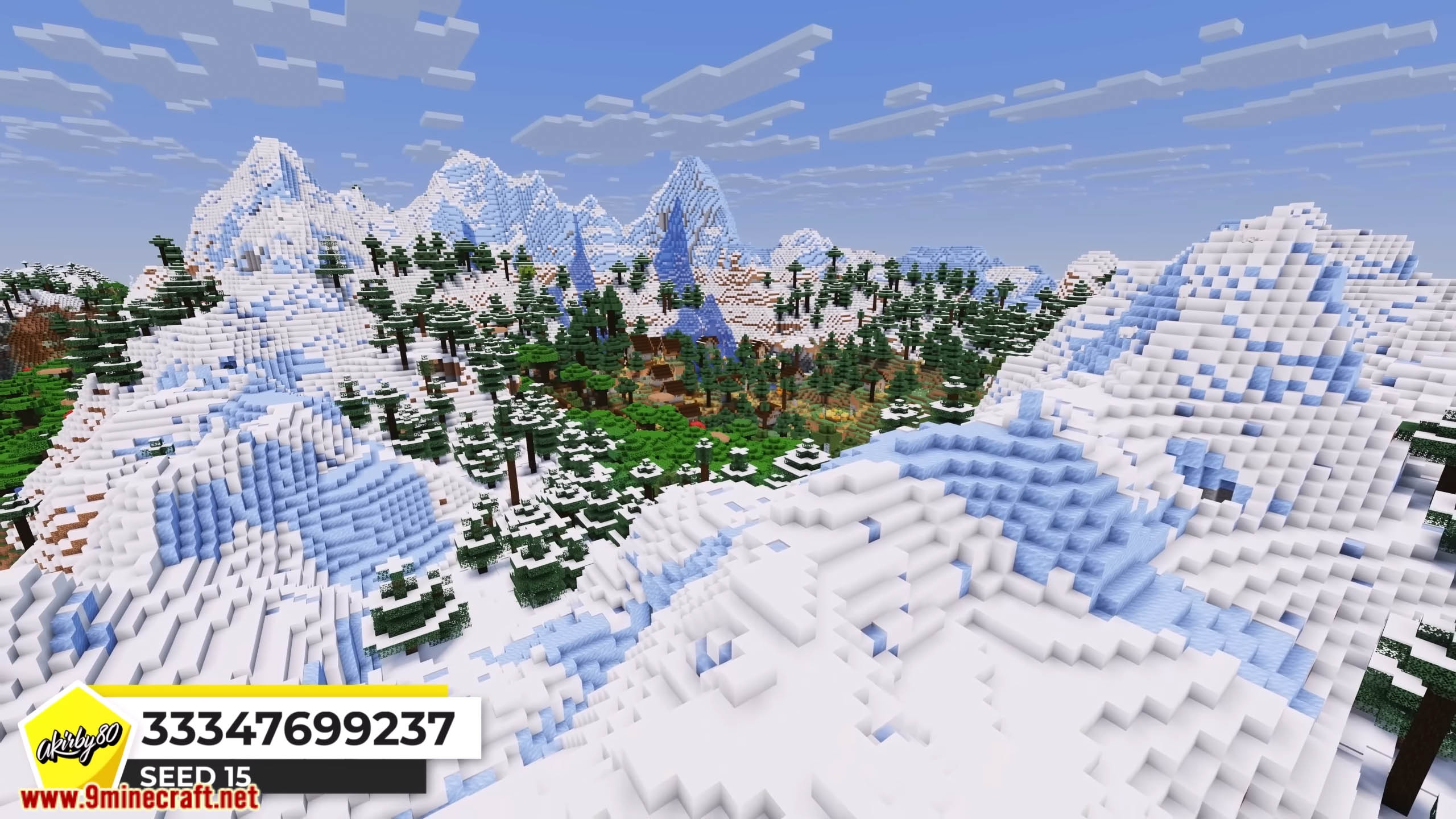 Top 25 Best New Mountain Seeds For Minecraft (26.1.2, 1.21.1) – Java, Bedrock Edition 16 Top 25 best new mountain seeds for minecraft screenshots 11