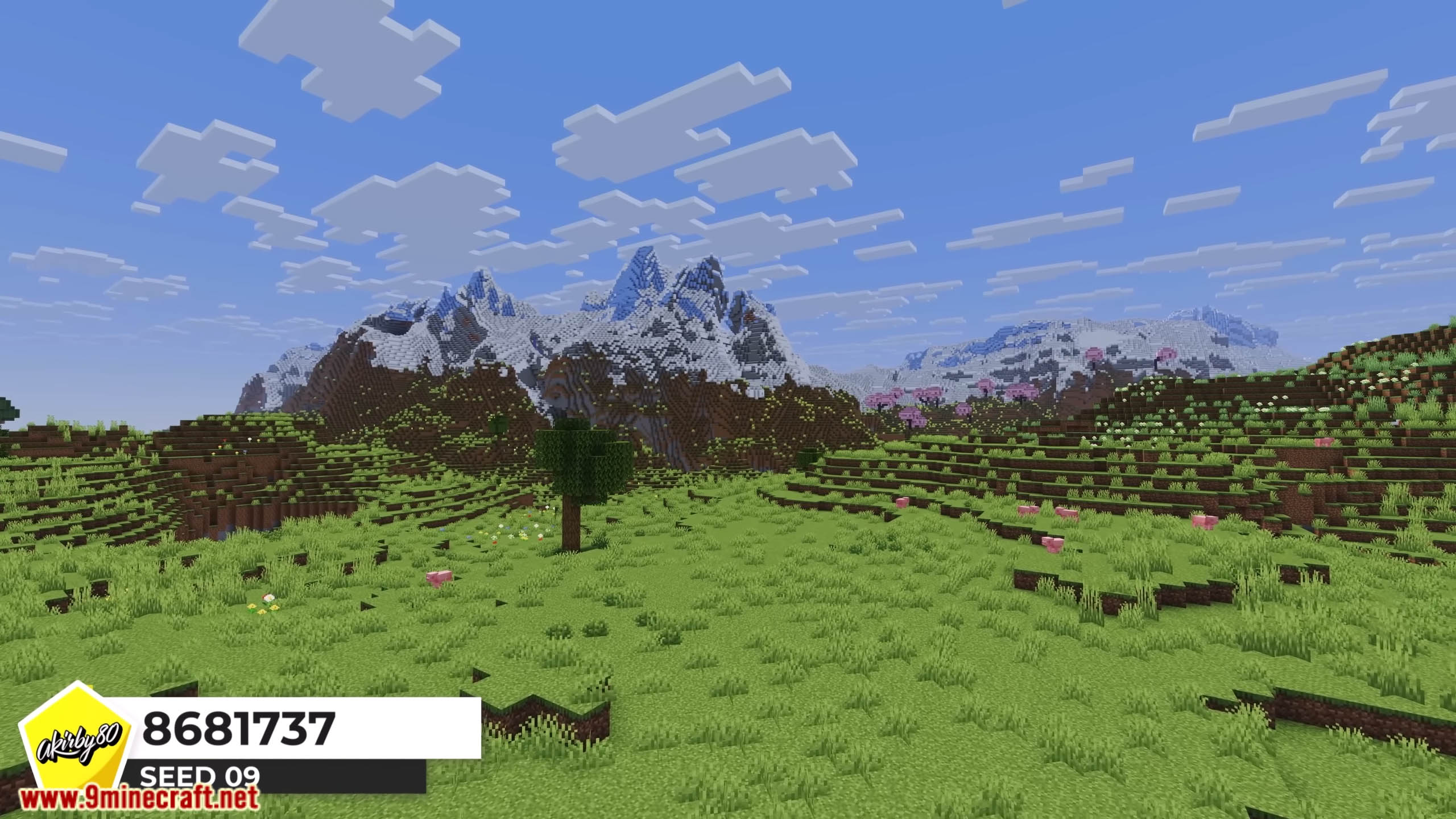 Top 25 Best New Mountain Seeds For Minecraft (26.1.2, 1.21.1) – Java, Bedrock Edition 10 Top 25 best new mountain seeds for minecraft screenshots 17