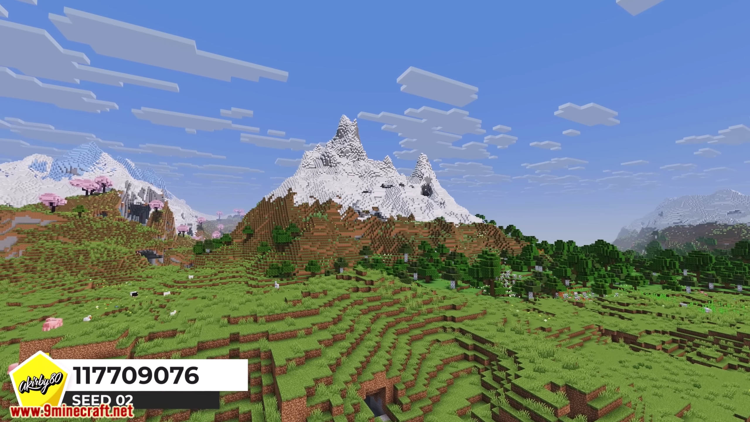 Top 25 Best New Mountain Seeds For Minecraft (26.1.2, 1.21.1) – Java, Bedrock Edition 3 Top 25 best new mountain seeds for minecraft screenshots 24