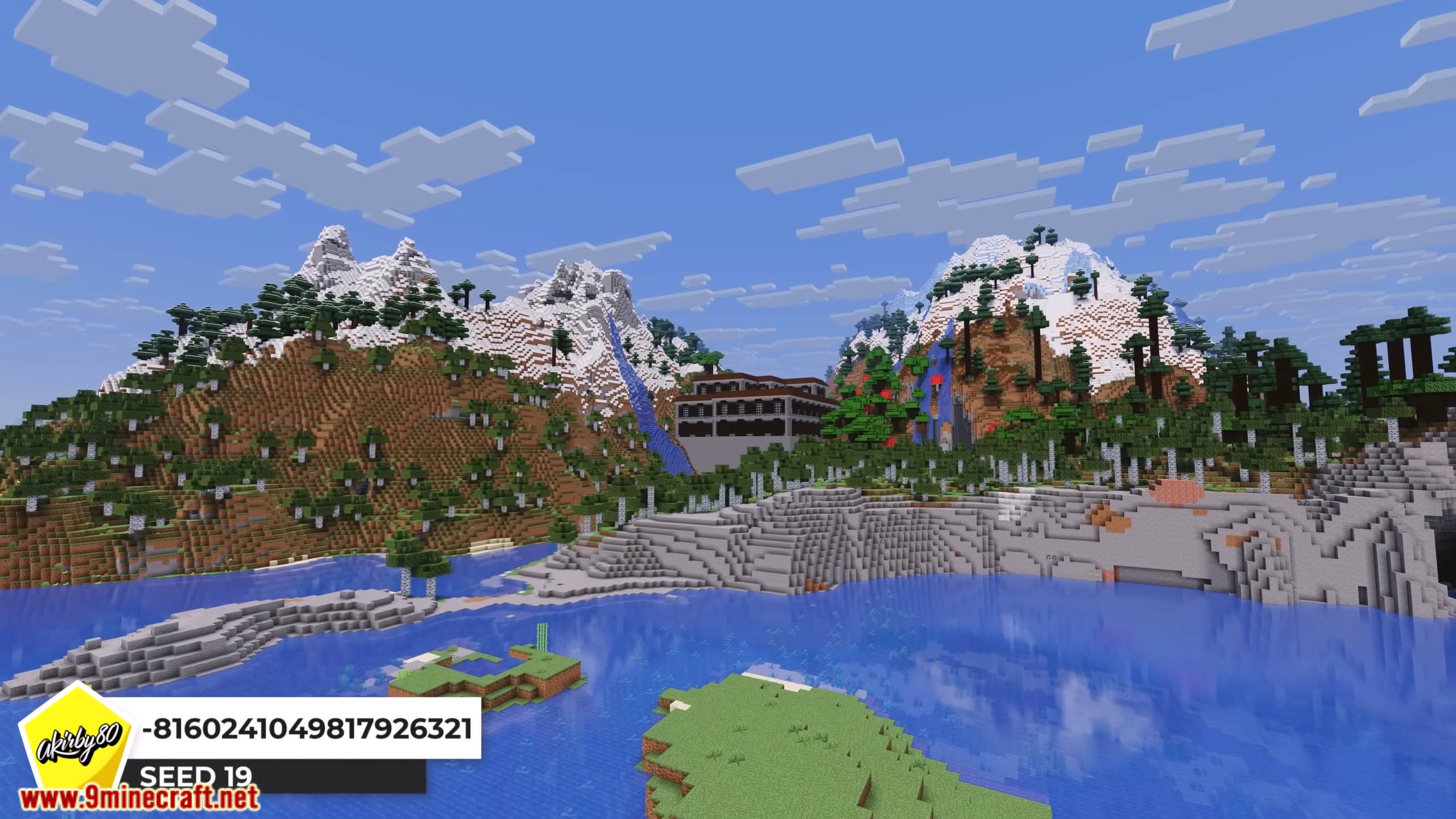 Top 25 Best New Mountain Seeds For Minecraft (26.1.2, 1.21.1) – Java, Bedrock Edition 20 Top 25 best new mountain seeds for minecraft screenshots 7