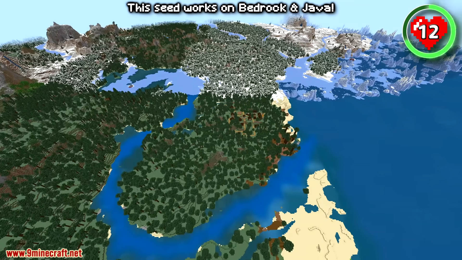 Top 25 Best New Seeds For Minecraft (26.1.2, 1.21.1) – Java/Bedrock Edition 25 Top 25 best new seeds for minecraft screenshots 28