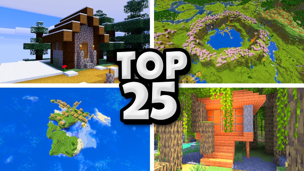 Top 25 Best New Village Seeds For Minecraft (26.1.1, 1.21.1) – Java Edition