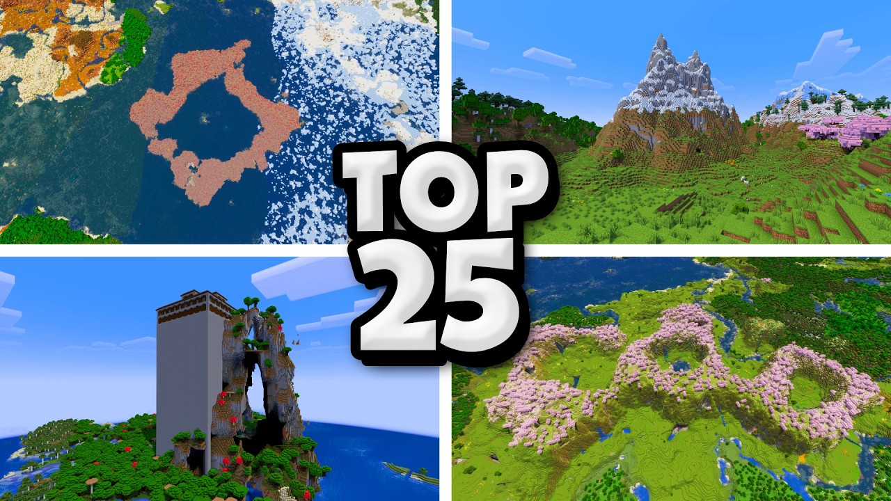 Top 25 Best Seeds For Minecraft (1.21.11, 1.21.1) – Java, Bedrock Edition
