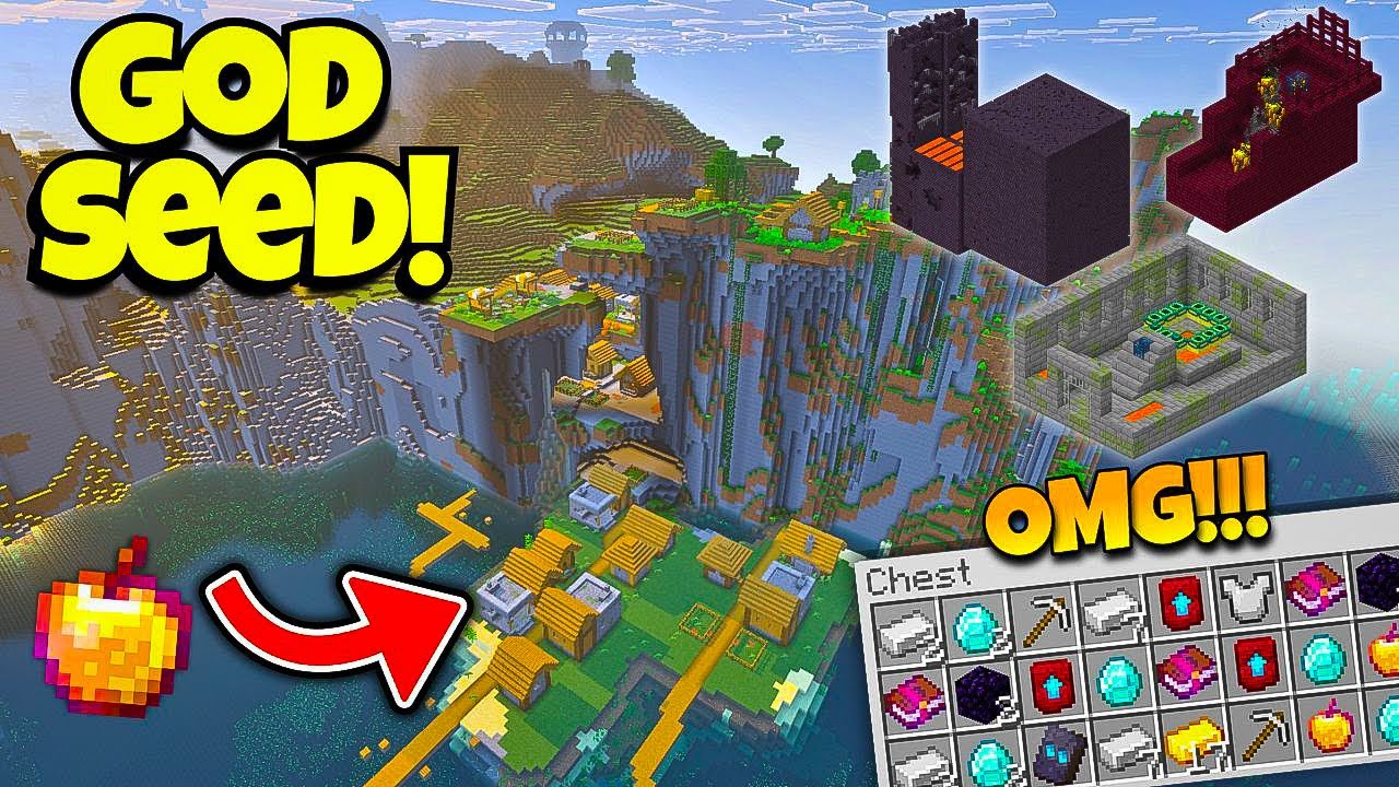 Top 3 New Awesome God Seeds For Minecraft (1.21.11, 1.21.1) – Bedrock ...