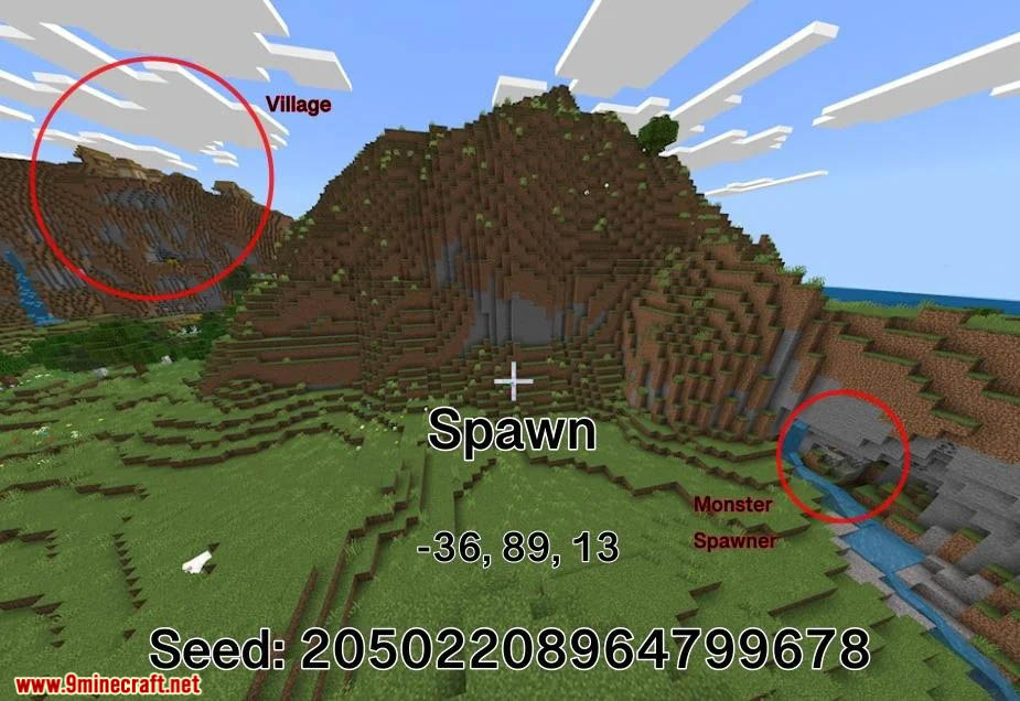 Top 3 New Awesome Seeds For Minecraft (26.1.1, 1.21.1) – Java, Bedrock Edition 22 Top 3 new awesome seeds for minecraft screenshots 21