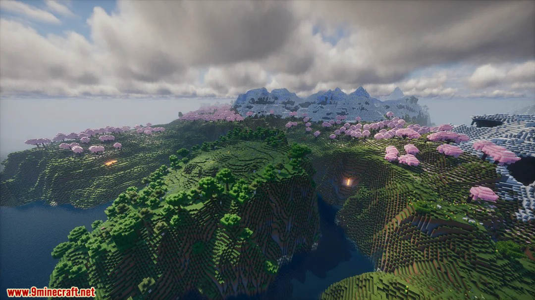 Top 3 New Awesome Seeds For Minecraft (26.1.1, 1.21.1) – Java, Bedrock Edition 5 Top 3 new awesome seeds for minecraft screenshots 4