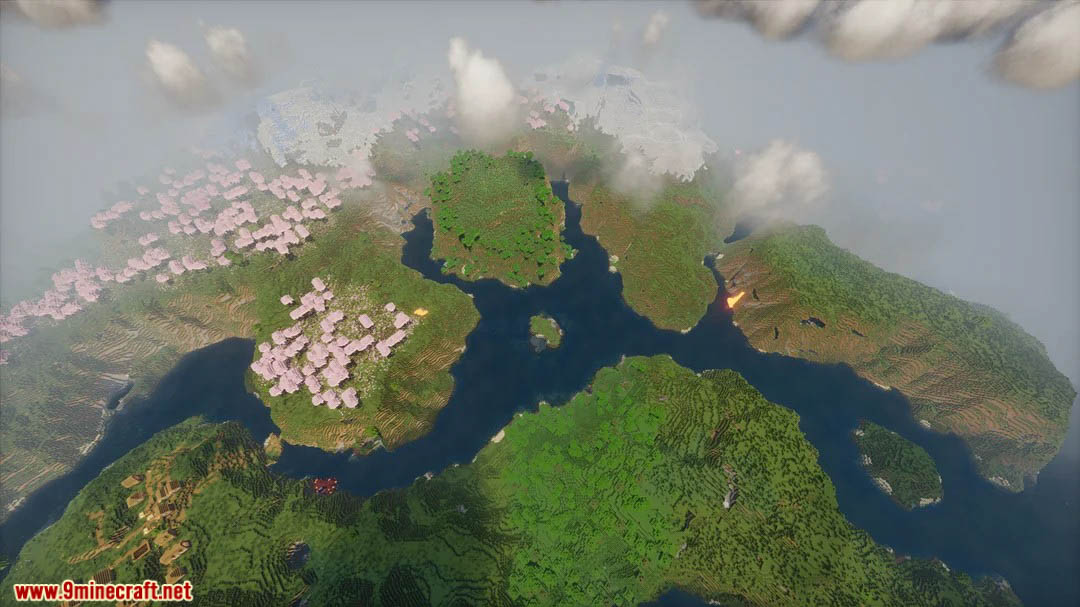 Top 3 New Awesome Seeds For Minecraft (26.1.1, 1.21.1) – Java, Bedrock Edition 6 Top 3 new awesome seeds for minecraft screenshots 5