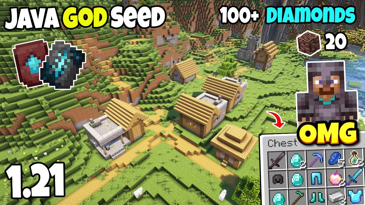 Top 3 New God Seeds For Minecraft (1.21.11, 1.21.1) – Java Edition