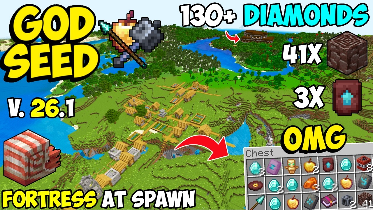 Top 3 New Ultimate Speedrun Seeds For Minecraft (1.21.1, 1.21.1) – Bedrock Edition