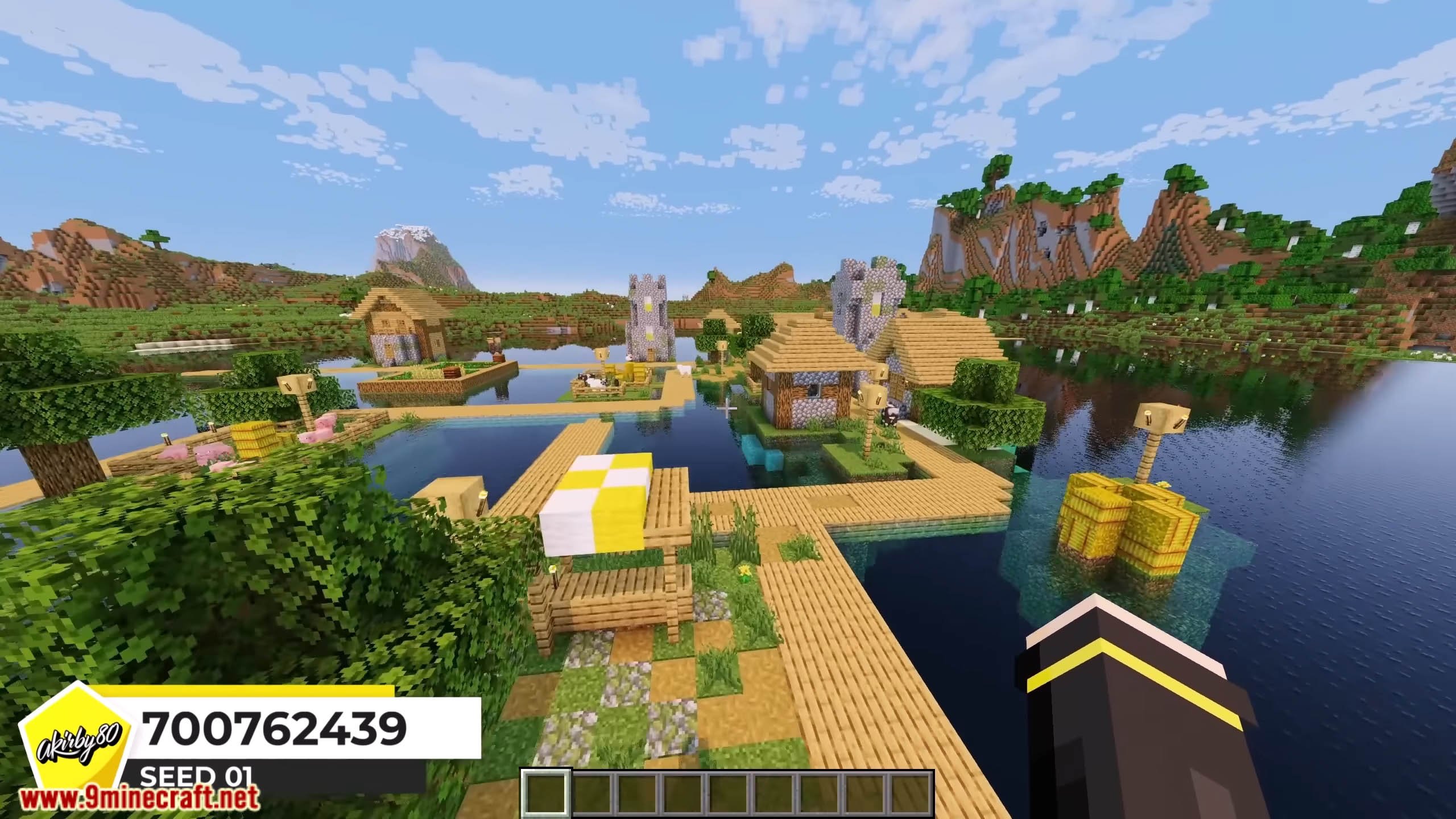 Top 5 cool lake village seeds for minecraft screenshots 15