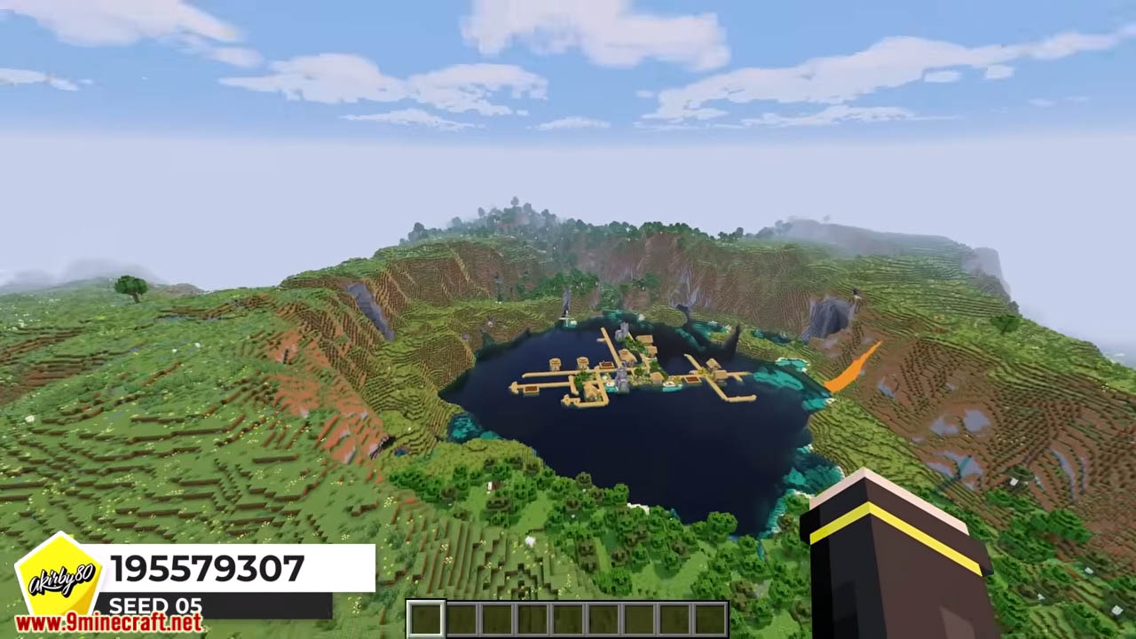 Top 5 cool lake village seeds for minecraft screenshots