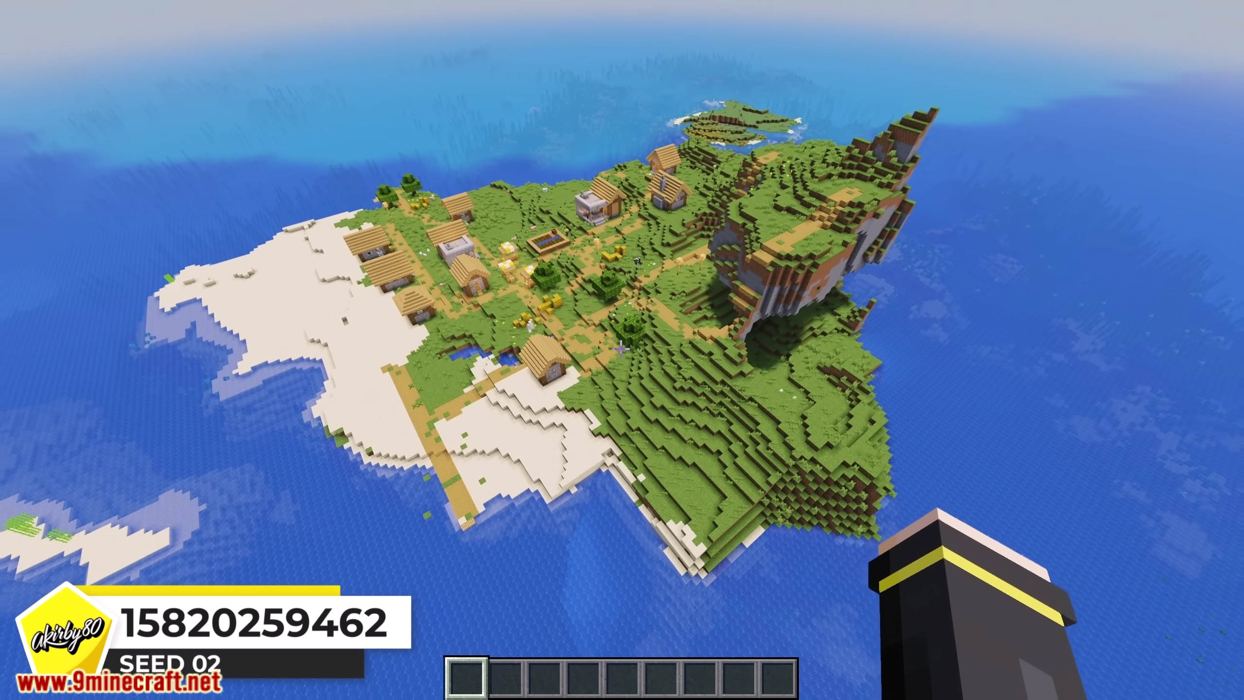 Top 5 Incredible Island Village Seeds For Minecraft (26.1.2, 1.21.1) – Java Edition 9 Top 5 incredible island village seeds for minecraft screenshots 16