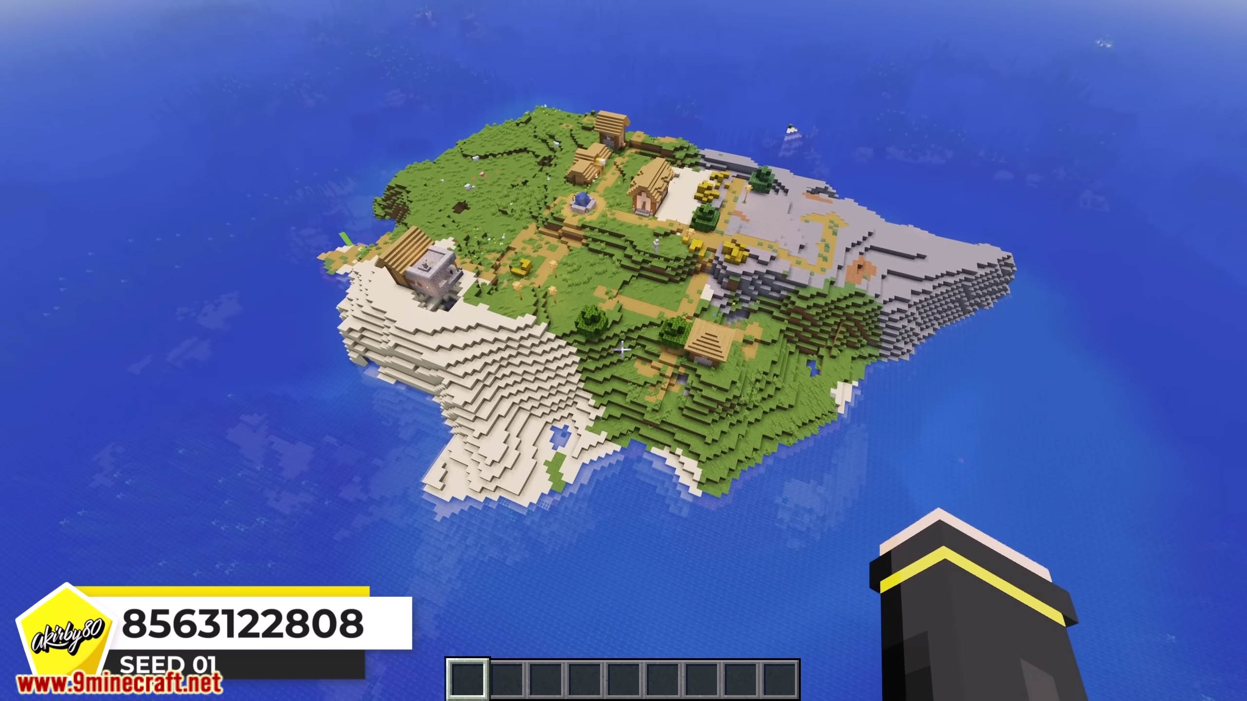 Top 5 Incredible Island Village Seeds For Minecraft (26.1.2, 1.21.1) – Java Edition 5 Top 5 incredible island village seeds for minecraft screenshots 20