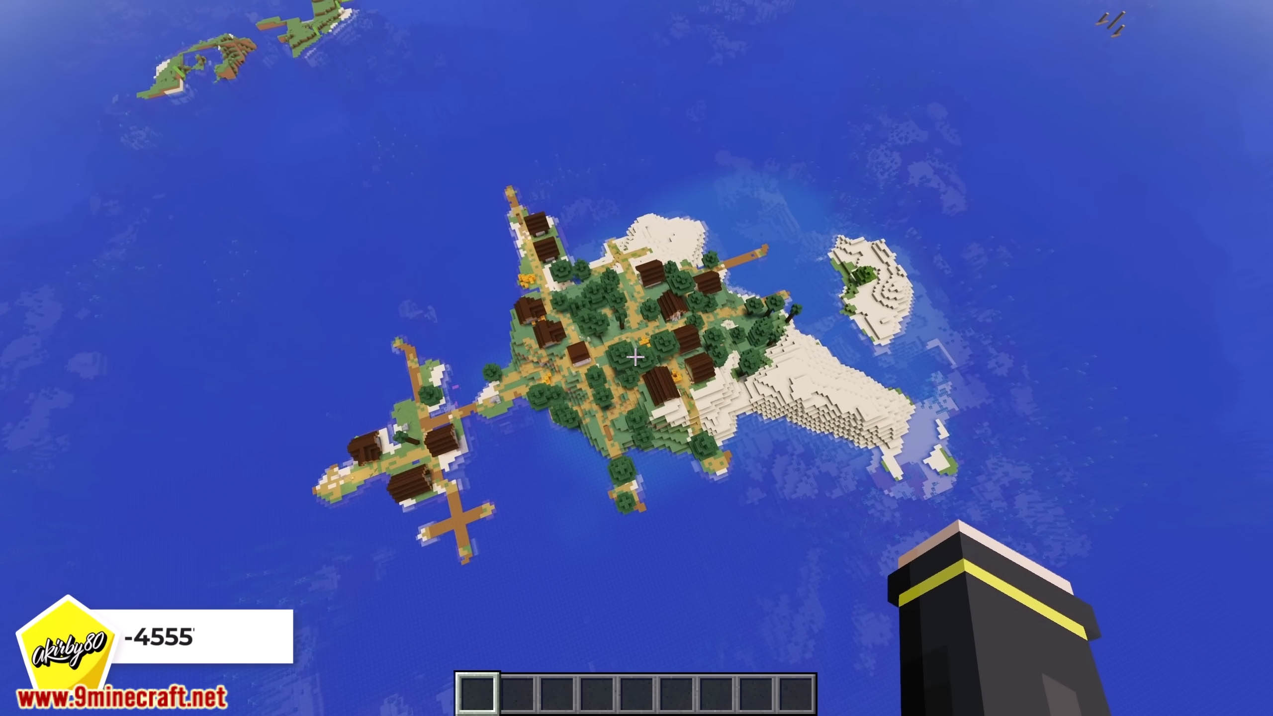 Top 5 Incredible Island Village Seeds For Minecraft (26.1.2, 1.21.1) – Java Edition 14 Top 5 incredible island village seeds for minecraft screenshots 5