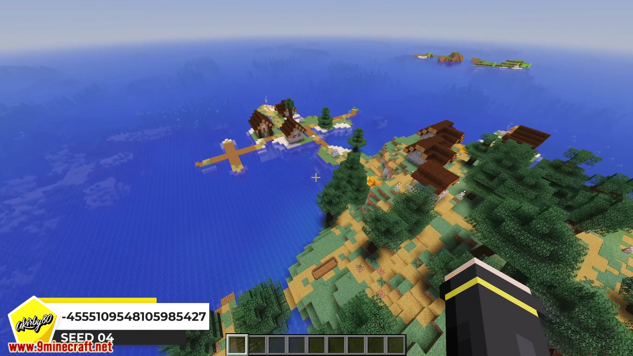 Top 5 Incredible Island Village Seeds For Minecraft (26.1.2, 1.21.1) – Java Edition 16 Top 5 incredible island village seeds for minecraft screenshots 7